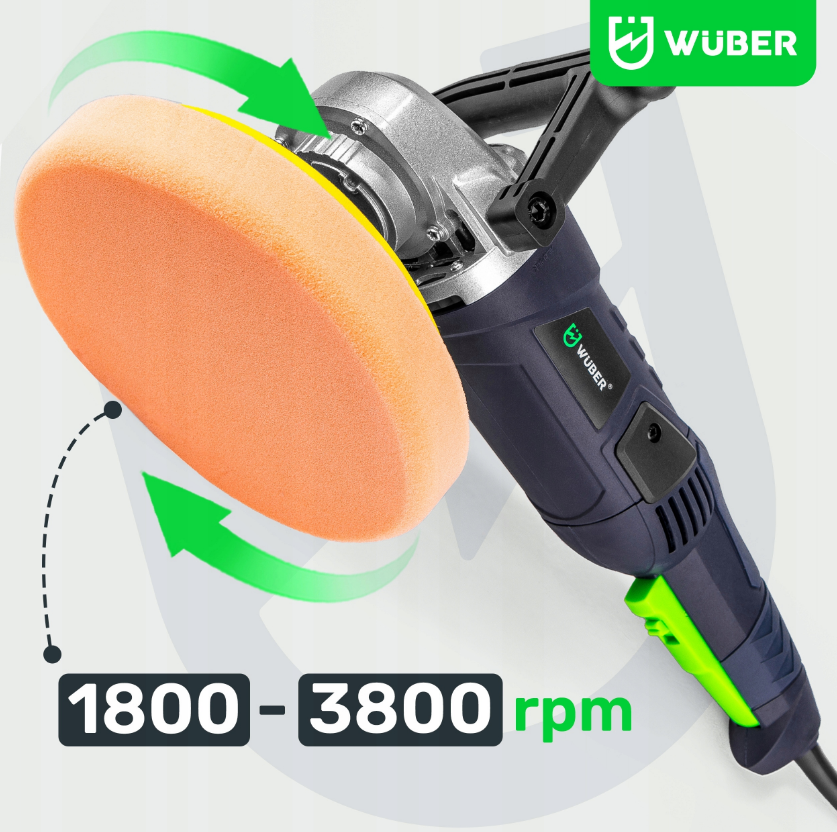 Полировочная машинка Wuber 2400Вт (Польша) Киев - изображение 9