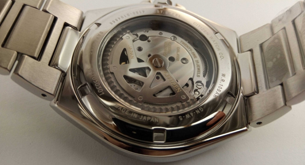 Японские мужские часы Citizen NP4080-50L механика автоподзавод, сапфир. Киев - изображение 4