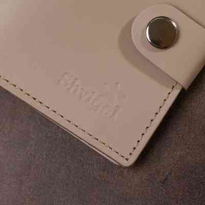 Портмоне Shvigel Кожаное Бежевое (16489) Винница