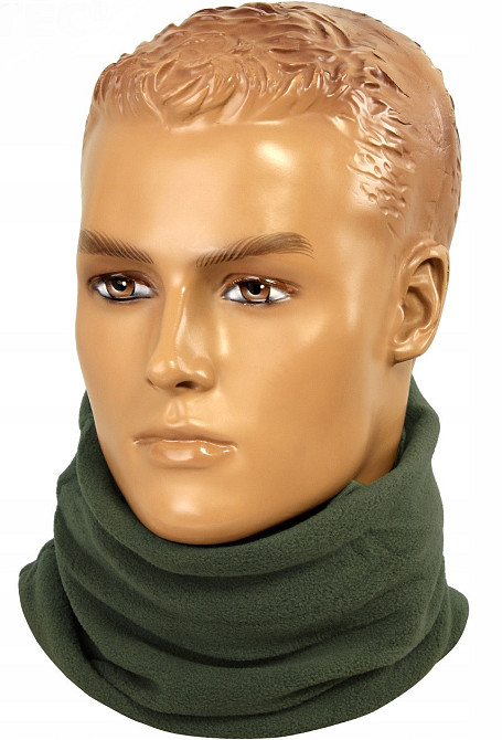 Универсальный Тактический Бафф (Шарф) из флиса многофункциональный Mil-Tec от Sturm (12217001) Olive Нововолынск - изображение 8