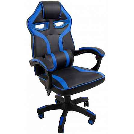 Кресло геймерское компьютерное игровое Bonro B-827 офисное для компьютера дома и офиса Синий Киев
