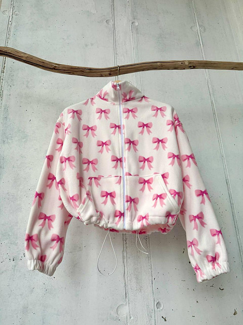 Женский стильный теплый свитшот с принтом на флисе Одесса - изображение 11