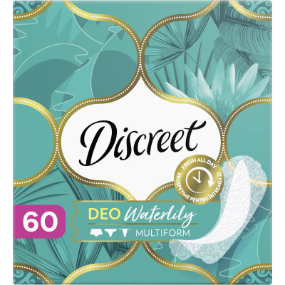 Щоденні прокладки Discreet Deo Water Lily 60 шт. (8001090170354/8700216152983) Вінниця - фото 4