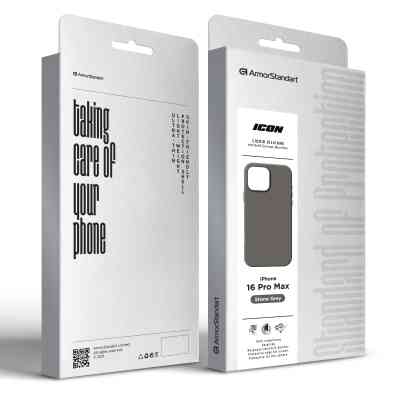 Чехол для мобильного телефона Armorstandart ICON2 MagSafe Apple iPhone 16 Pro Max Stone Grey (ARM81321) Винница
