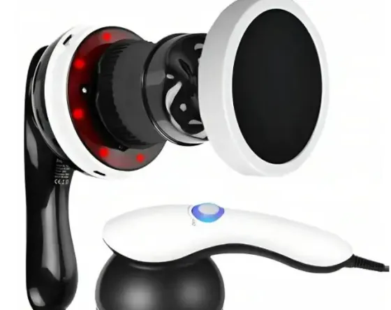 NEW Антицеллюлитный массажер Body Massage, 4 насадки / Вибромассажер с ИК подогревом / Массажер для тела Коломыя