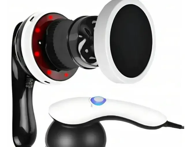 NEW Антицеллюлитный массажер Body Massage, 4 насадки / Вибромассажер с ИК подогревом / Массажер для тела Коломыя - изображение 2