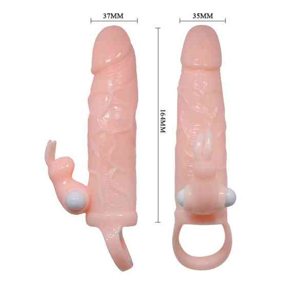 Насадка на член - Brave Man Vibrating Penis Sleeve 5,91