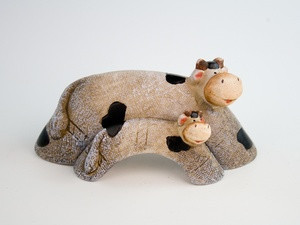 Статуэтка Коровы керамика Киев - изображение 1