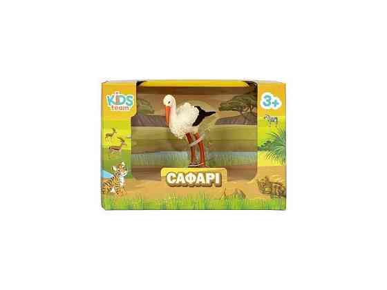 Фігурка тварини Сафарі Q9899-A50 Лелека ТМ KIDS TEAM ANIMALS Київ