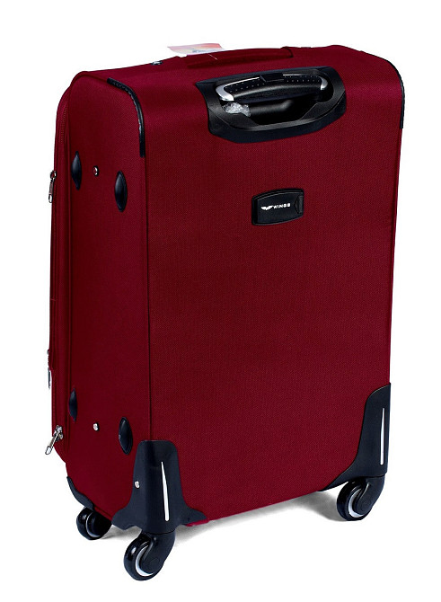 Валіза тканинна WINGS 6802 мала бордова 4 колеса Київ - фото 2
