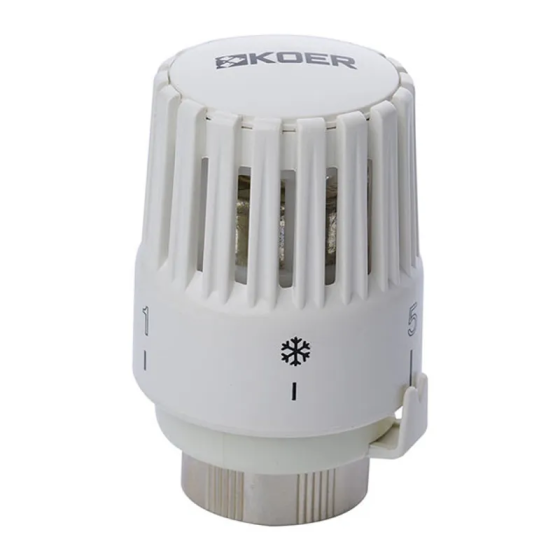 Термоголовка для радіатора M30x1.5 Koer KR.1330 (KR2676) Київ