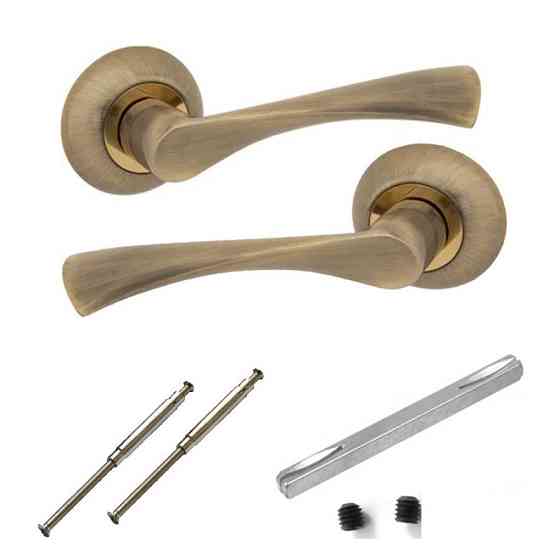 Ручка дверна Code Deco H-14023-A-AB (UA) бронза Харків