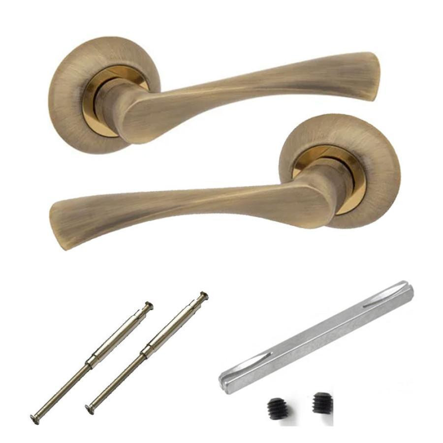 Ручка дверна Code Deco H-14023-A-AB (UA) бронза Харків - фото 1