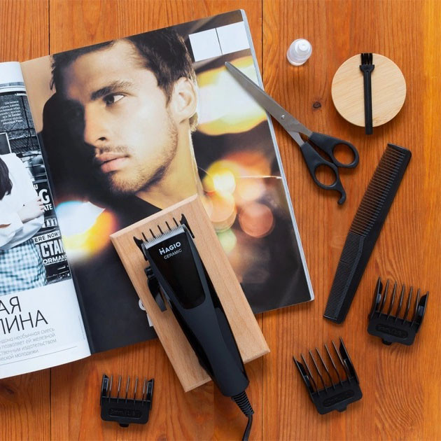 Электрическая машинка для стрижки мощная MAGIO МG-584 керамика, Набор машинок для стрижки LK-80 Львов - изображение 8