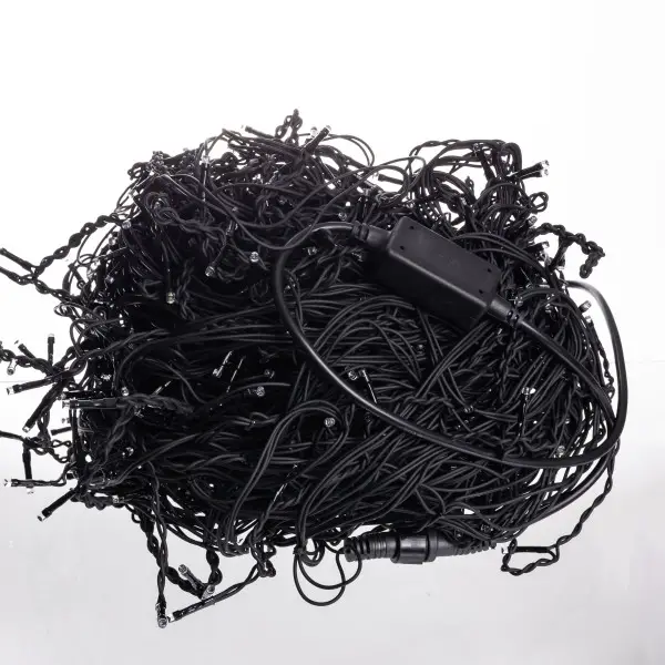 Garlando Вулична гірлянда Бахрома 50 м 840 LED чорний провід Жовтий 50MBY Коломыя - изображение 4