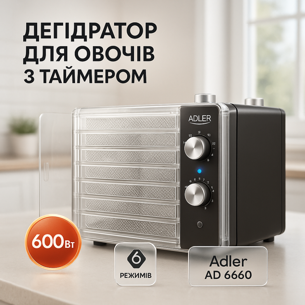 Сушарка для м’яса та риби, Сушарка для фруктів і овочів з Польщі Електрична з п’ятьма лотками FM-71 Львів - фото 16