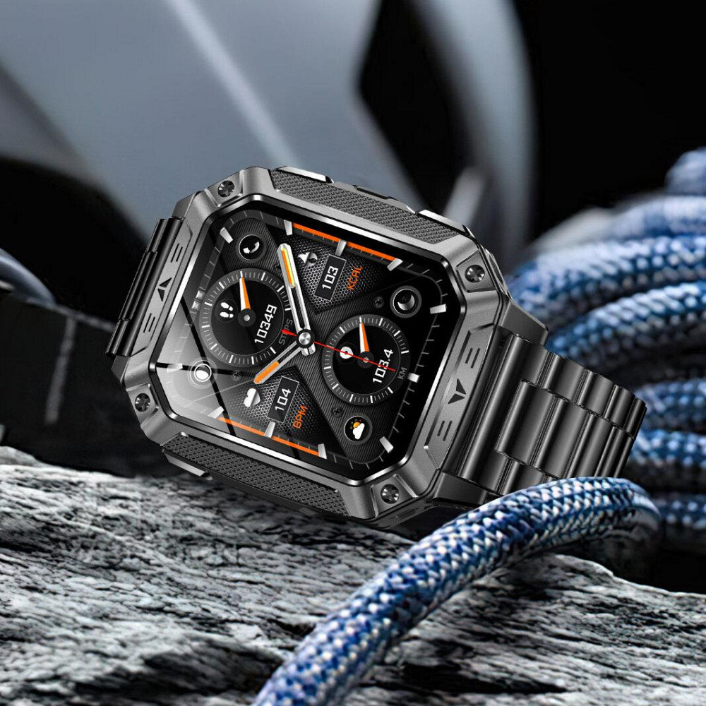 Розумний смарт-годинник Smart Formula K+ Steel (2 ремінці) Київ - фото 7