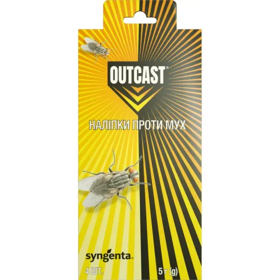 Наклейка от мух Outcast 4шт 5г Винница