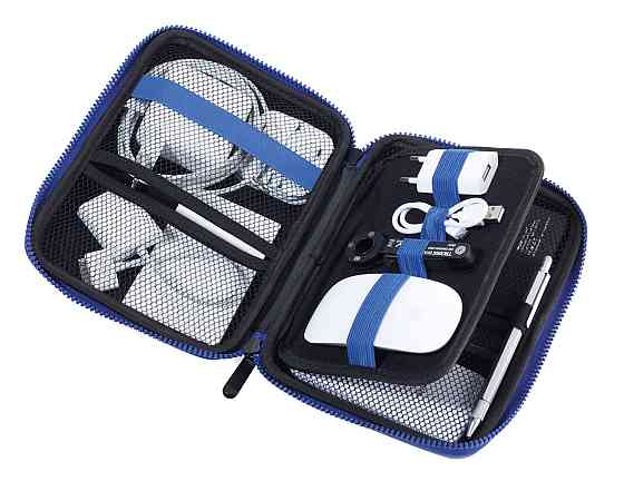 Органайзер на 3 отделения Troika Blue Travel Case Синий Винница
