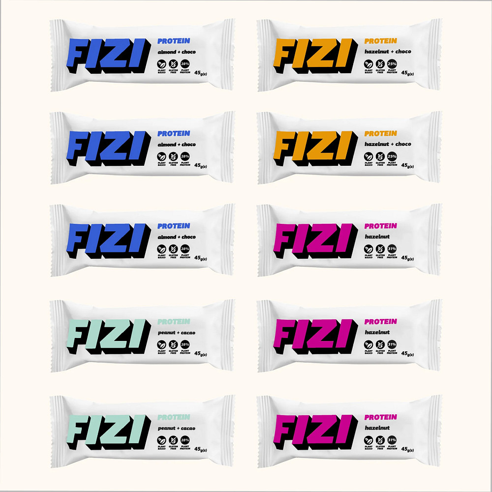 FIZI Protein Box - 10x45g Луцк - изображение 2
