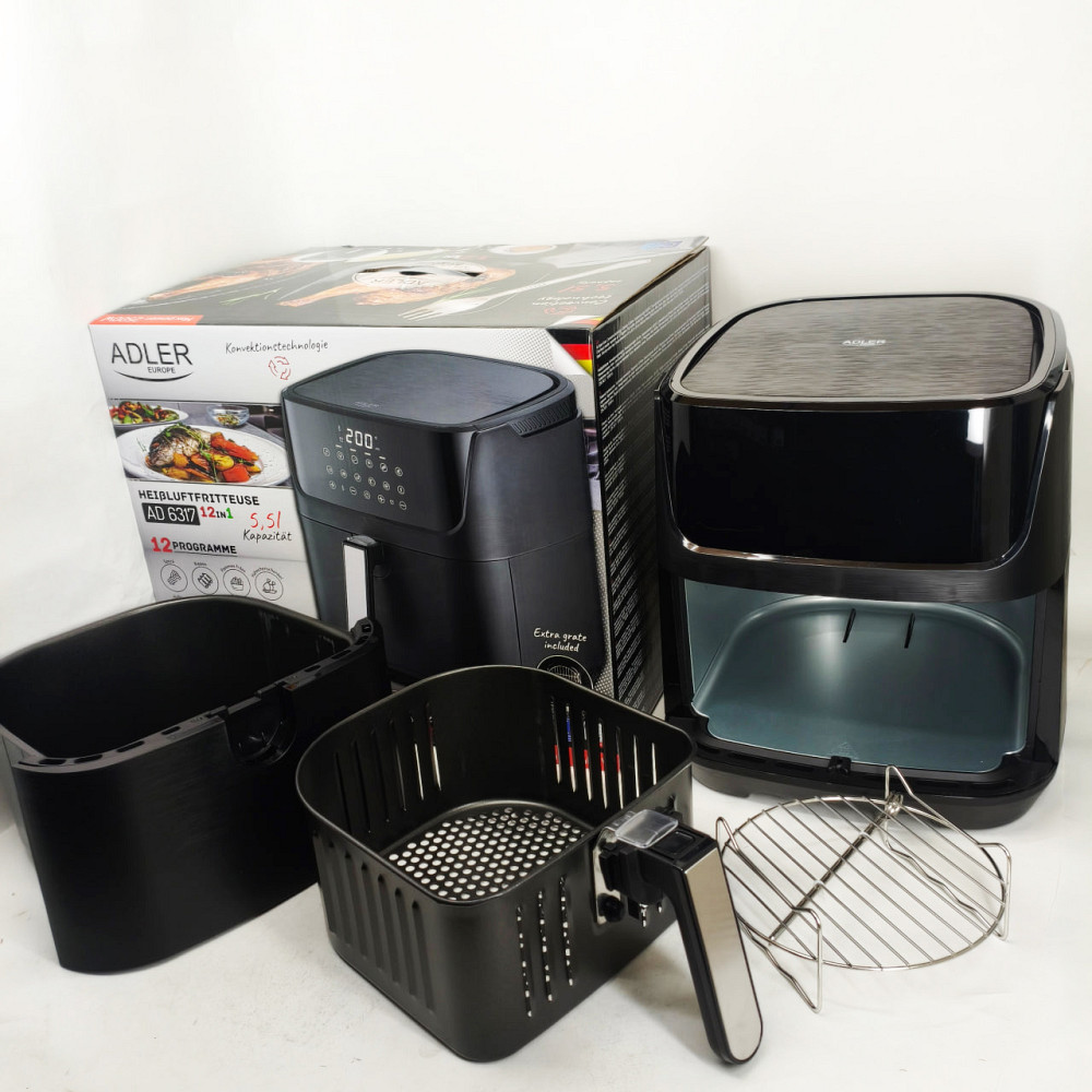 Мощная электрическая аэрофритюрница для дома, Фритюрница аэрофритюрница, Электрическая печь-фритюрница KJ-22 Львов - изображение 12