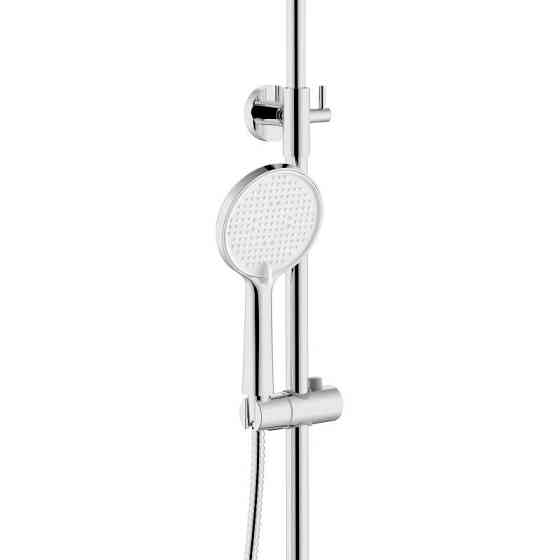 Душевая система из латуни Qtap Evia на три потребителя (с изливом) QTEVI111CRM47583 Chrome Харьков