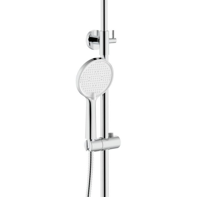 Душевая система из латуни Qtap Evia на три потребителя (с изливом) QTEVI111CRM47583 Chrome Харьков - изображение 5