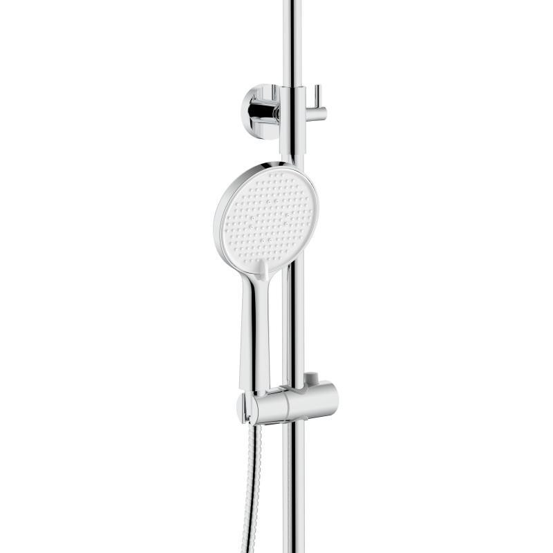 Душевая система из латуни Qtap Evia на три потребителя (с изливом) QTEVI111CRM47583 Chrome Харьков - изображение 5