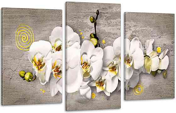 Модульна картина Орхідея Абстракція Art-223_3 Київ