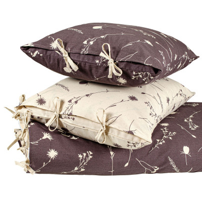 Постільна білизна Home Line Волошки темно-ліловий, бязь, полуторний (184227) Вінниця - фото 4