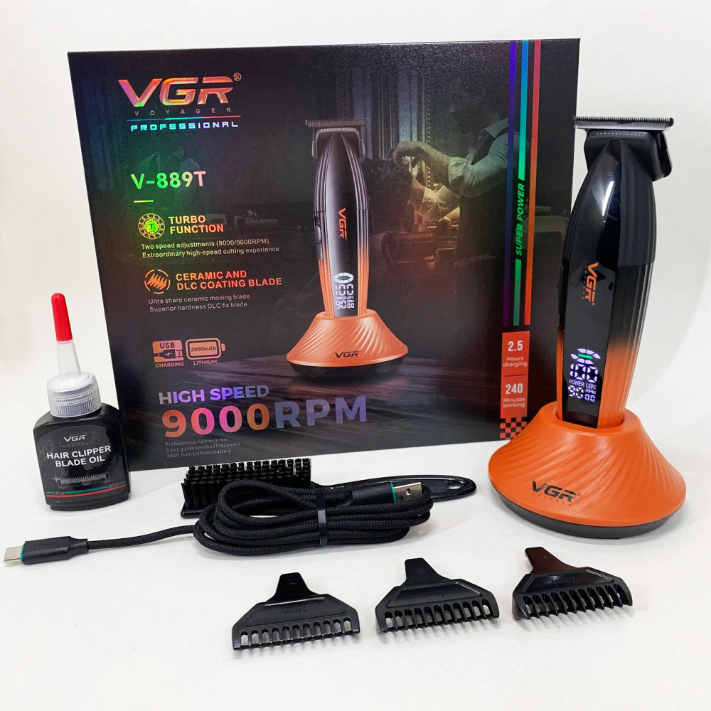 Окантовочная машинка для стрижки аккумуляторная, Триммер беспроводной, Машинка для стрижки хорошая GU-87 Львов - изображение 12