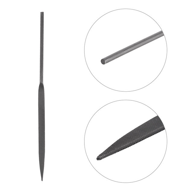 Набір надфілів, 10 шт., 140 мм, без ручок INTERTOOL HT-3707 Київ - фото 8