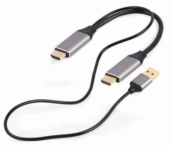 Кабель Cablexpert (AHDMIMDPM01) HDMIDisplayPort, 2 м чорний, сірий Харьков