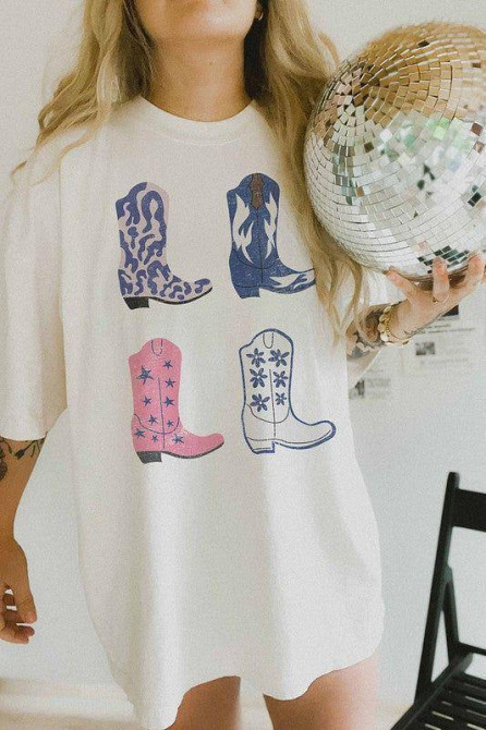 Футболка жіноча з принтом  44 Біла 2634325159 Дніпро - фото 1