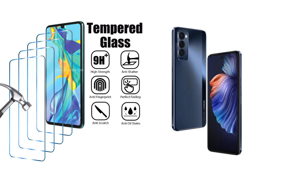 Захисне скло ArmorGlass для Tecno Camon 18 (CH6n), Camon 18p (CH7n) – стійке до подряпин та ударів Київ - фото 1