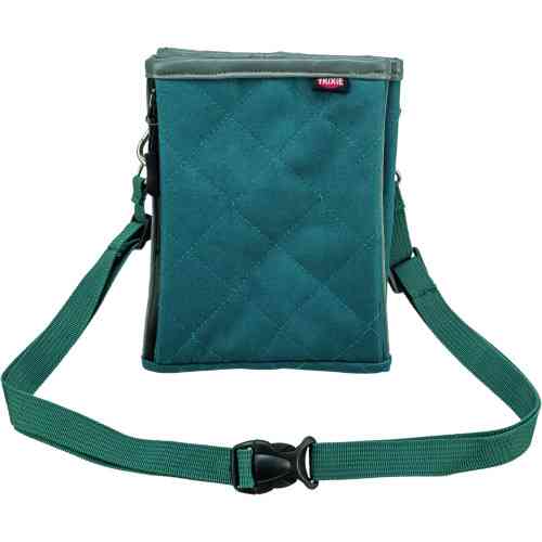 Сумка Trixie Twin для ласощів 15х18х2,5 см синьо-зелена Київ