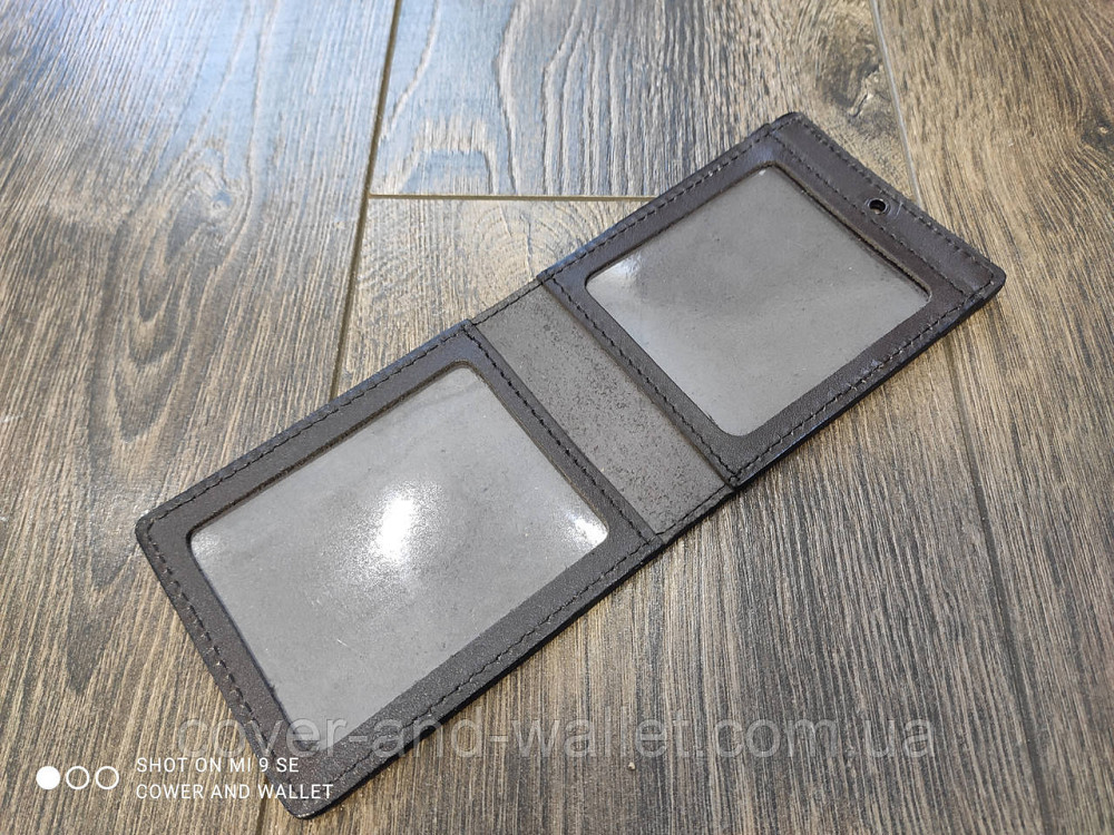 Обкладинка шкіряна на посвідчення МВС "Міністерство внутрішніх справ" Київ - фото 3