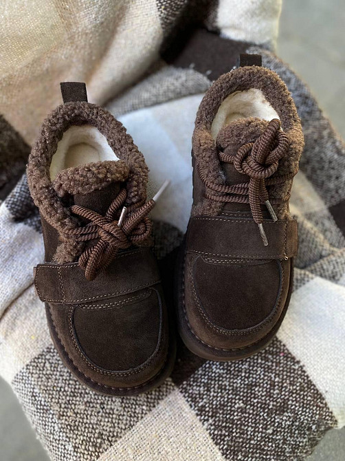 Угги жіночі ITTS 5263-41 коричневі (зима, замша натуральна) (6026) Коломыя - изображение 9