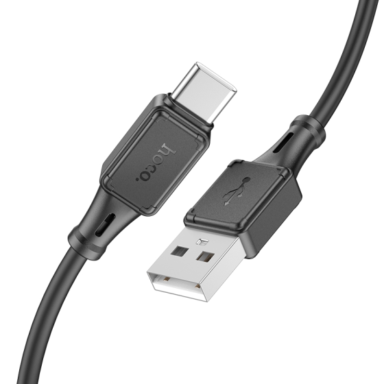 Кабель HOCO X101 Assistant silicone charging data cable Type-C Black Одесса