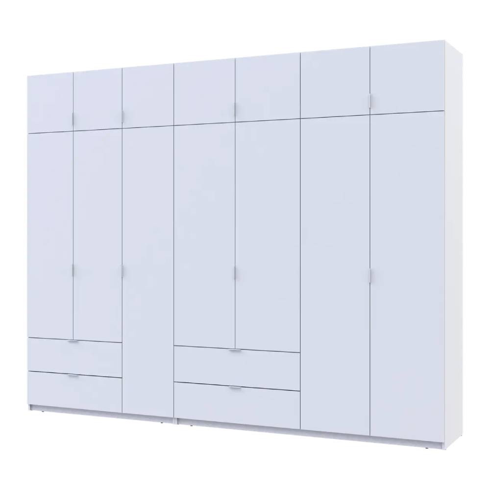 Шафа для одягу Doros Лукас Біла 3+4 ДСП 300х50х240 DRS-011688 (42005130) Львів - фото 1