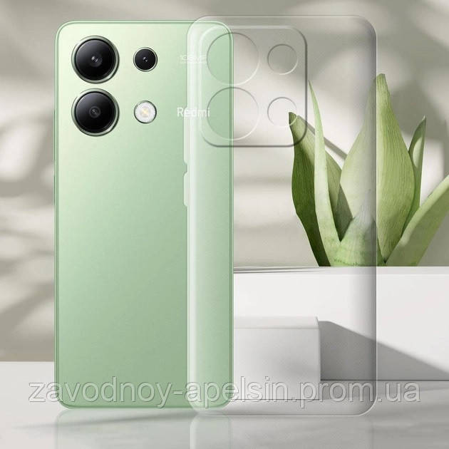 Xiaomi Redmi Note 13 4G Прозорий чохол Захист камери Одеса - фото 1