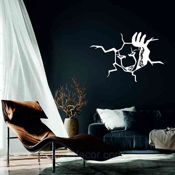 Декоративное настенное Панно «Клоун» Декор на стену 50*33 см, Белый Киев