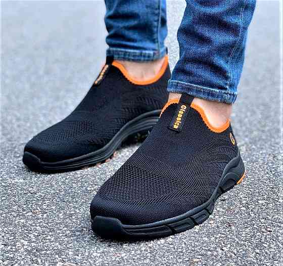 Кросівки Сіточка Чоловічі Чорні Літні Мокасини (розміри: 41) Дніпро