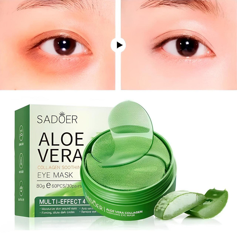 Гідрогелеві патчі з алое для обличчя 60шт SBR Київ - фото 1