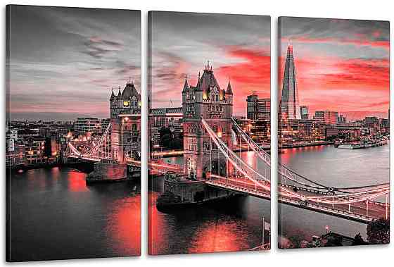 Модульна картина у вітальню/ спальню Велика Брітанія ART-067_3A 70х130 см Київ