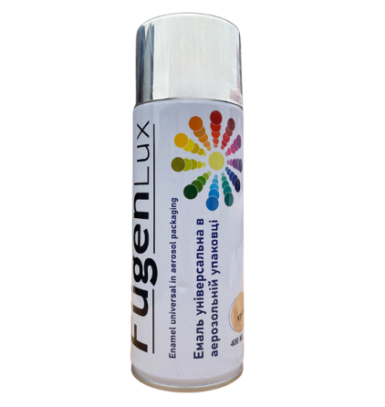 Эмаль алкидная FugenLux хром 400мл Харьков