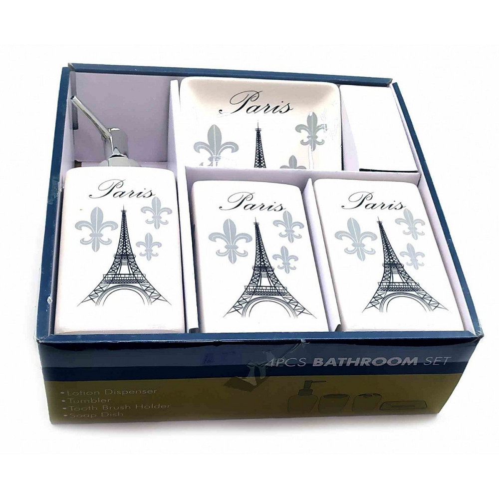 Набір аксесуарів для ванної керамічний Paris Київ - фото 2