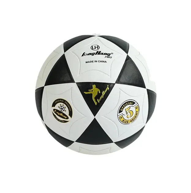 Футбольний м'яч Long Hang р.5 Вишнёвое - изображение 6