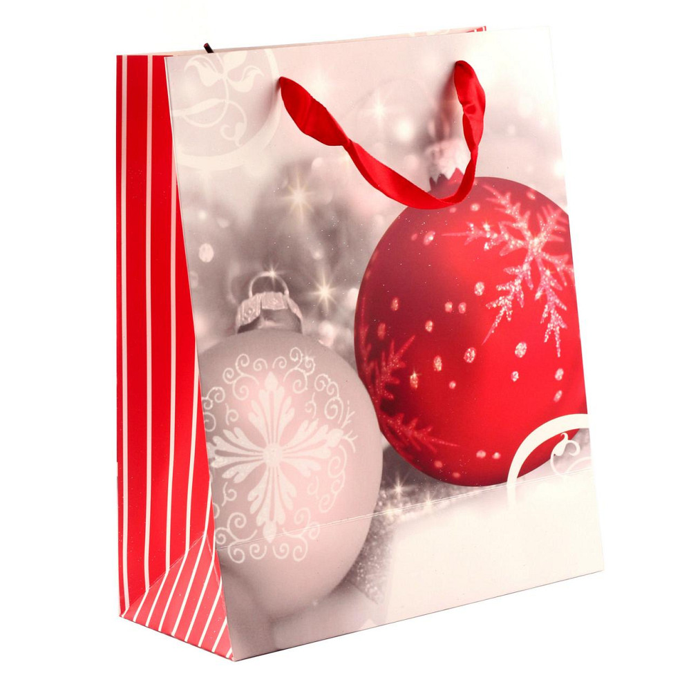 Пакет паперовий "Christmas Balls" 26 х 32 см Рівне - фото 2