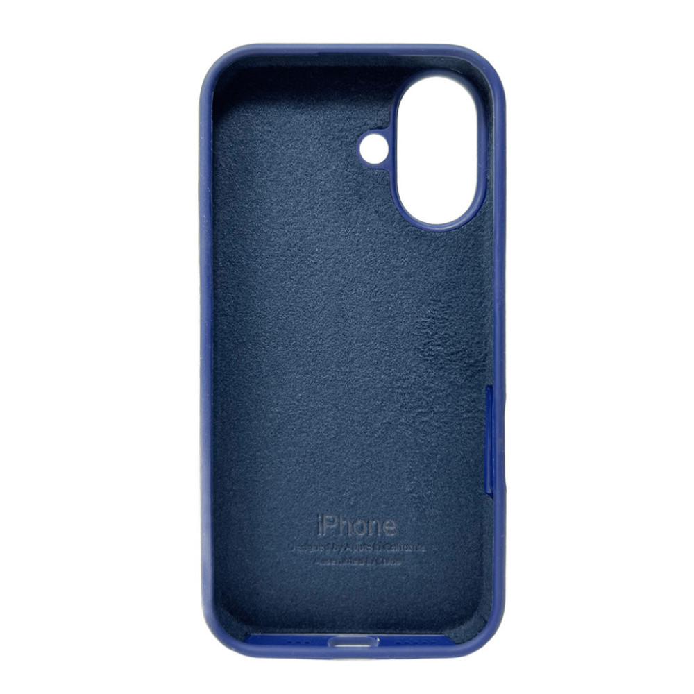 Чохол для смартфона Silicone Full Case AA Open Cam for Apple iPhone 16 39,Navy Blue Киев - изображение 2